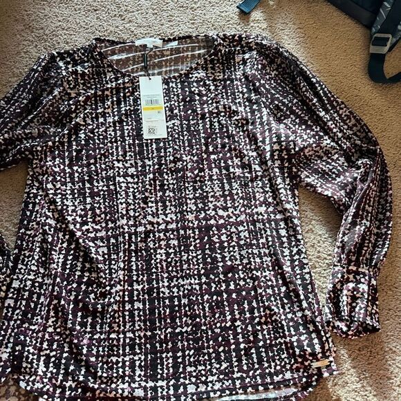 NWT Calvin Klein blouse M - Picture 4 of 9